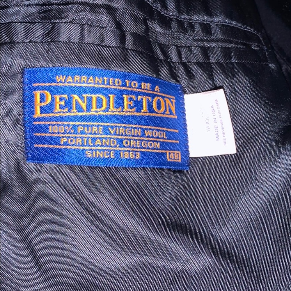 Pendelton wool coat, made in the USA.